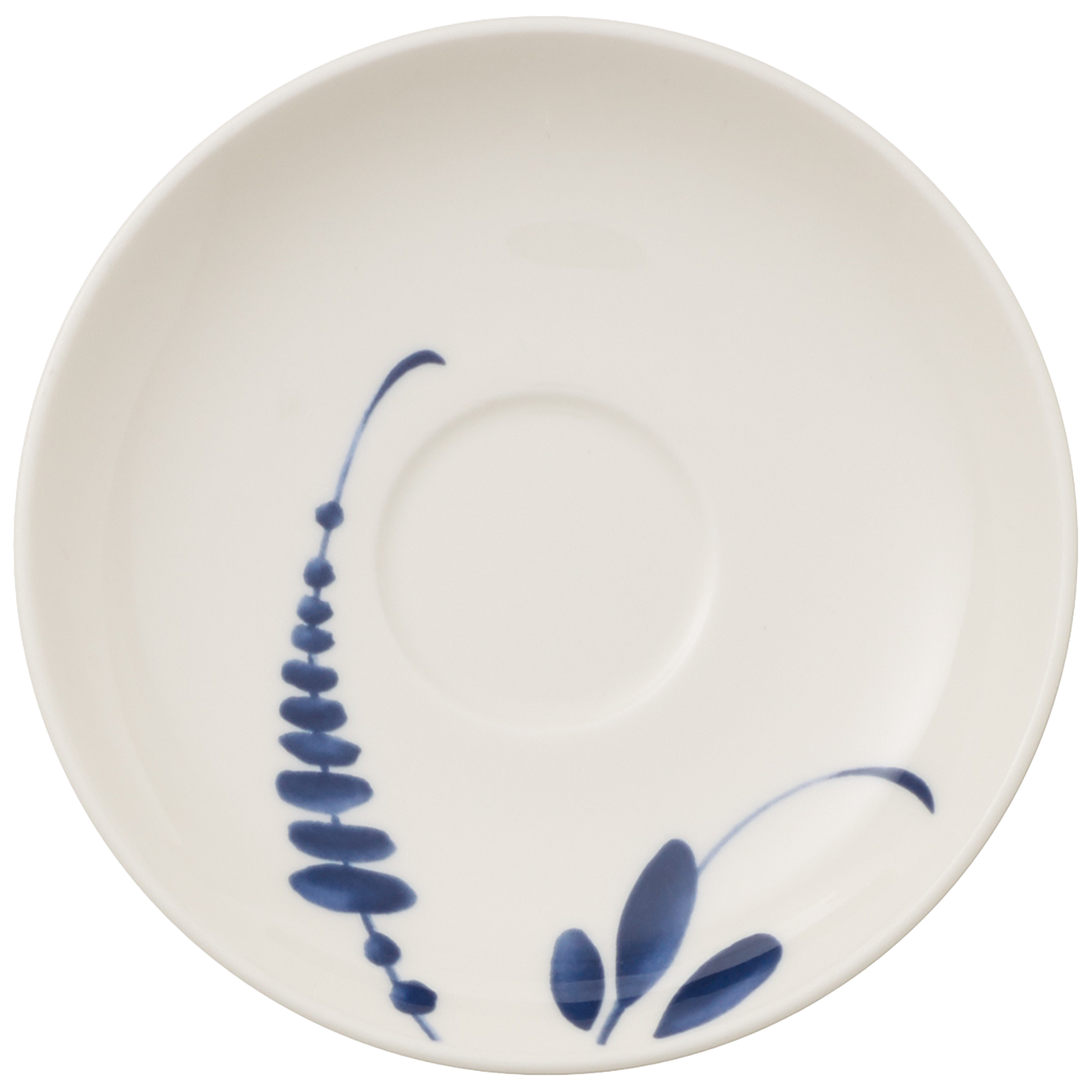 Vieux Luxembourg Espresso cup saucer White, 4.7'', Premium Porcelain