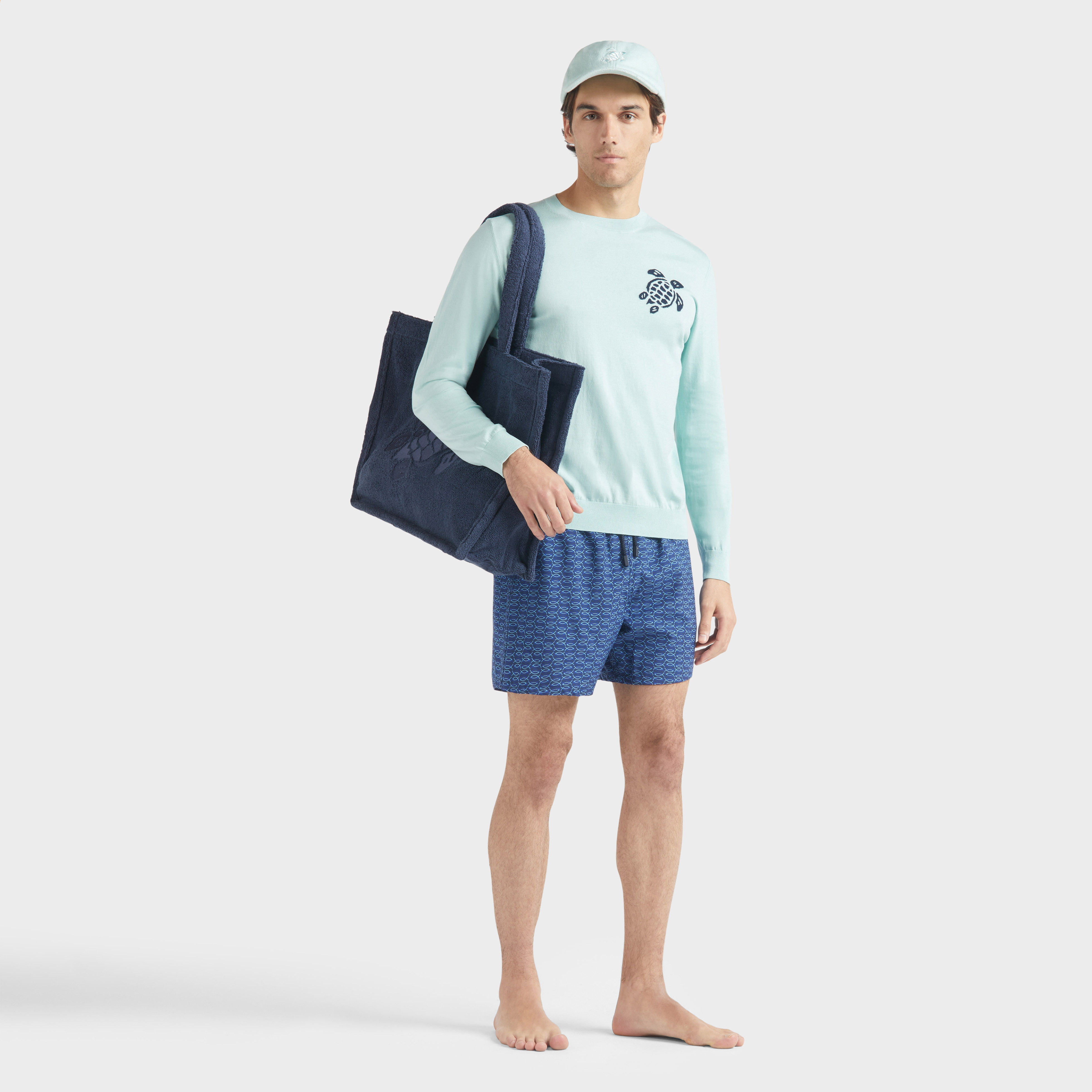 Pullover en coton homme Tortue