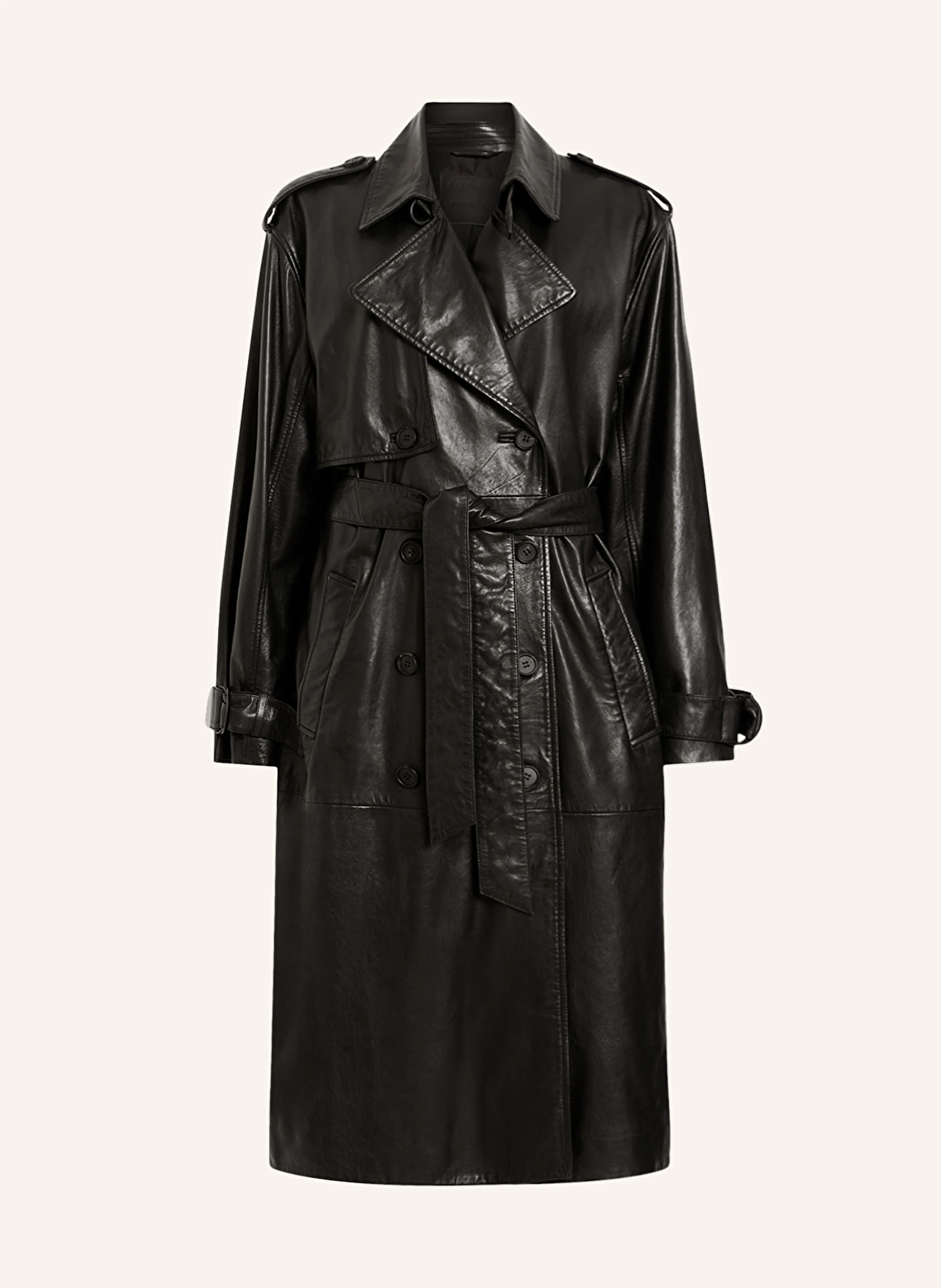 ALLSAINTS Trenchcoat HENDRY aus Leder