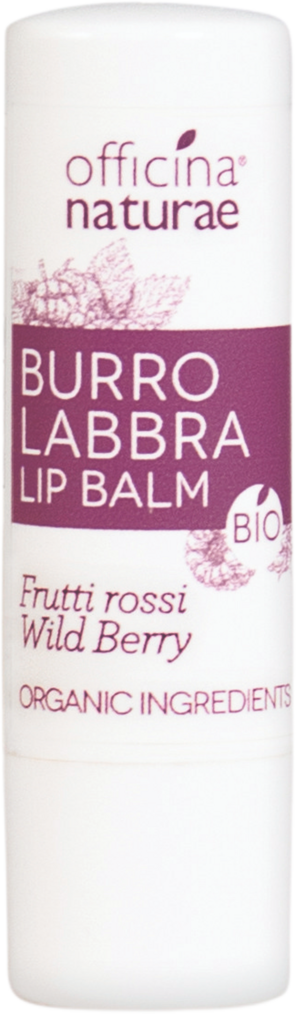 Officina Naturae  Organic Softening Lip Balm Red Fruit, 5 g