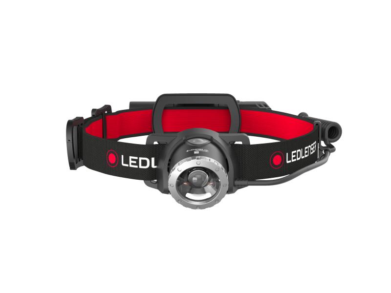 LED LENSER Stirnlampe H8R Schwarz Wiederaufladbare LED-Stirnlampe