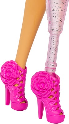 Barbie Deluxe Style Dukke Svart Hår & Beinprotese