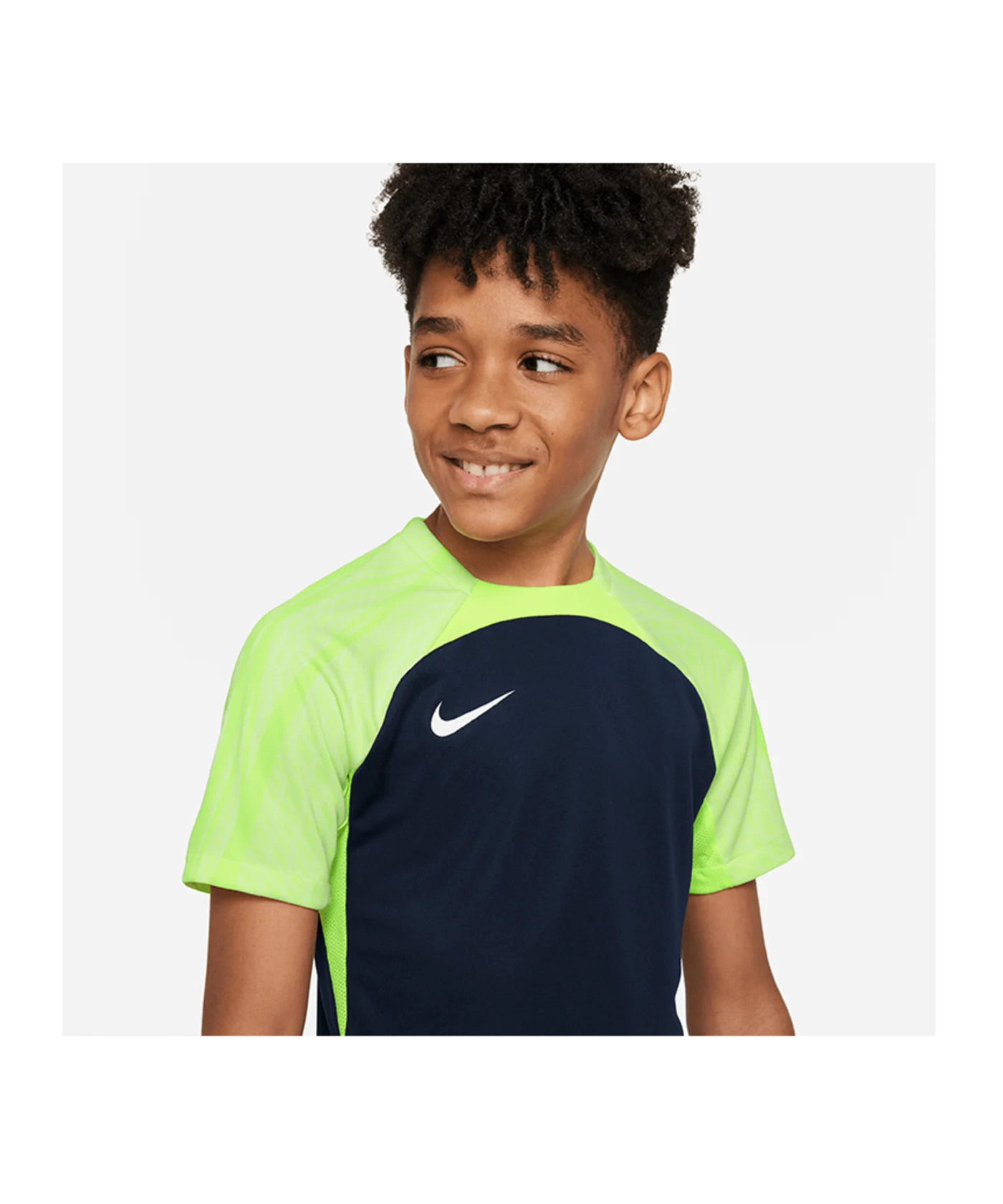 Nike Strike 23 T-Shirt Kids Blau Gelb F452
