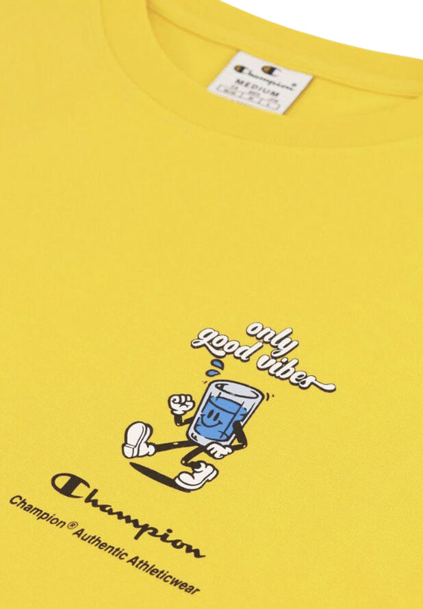 Champion graphic crewneck t-shirt Amber yellow