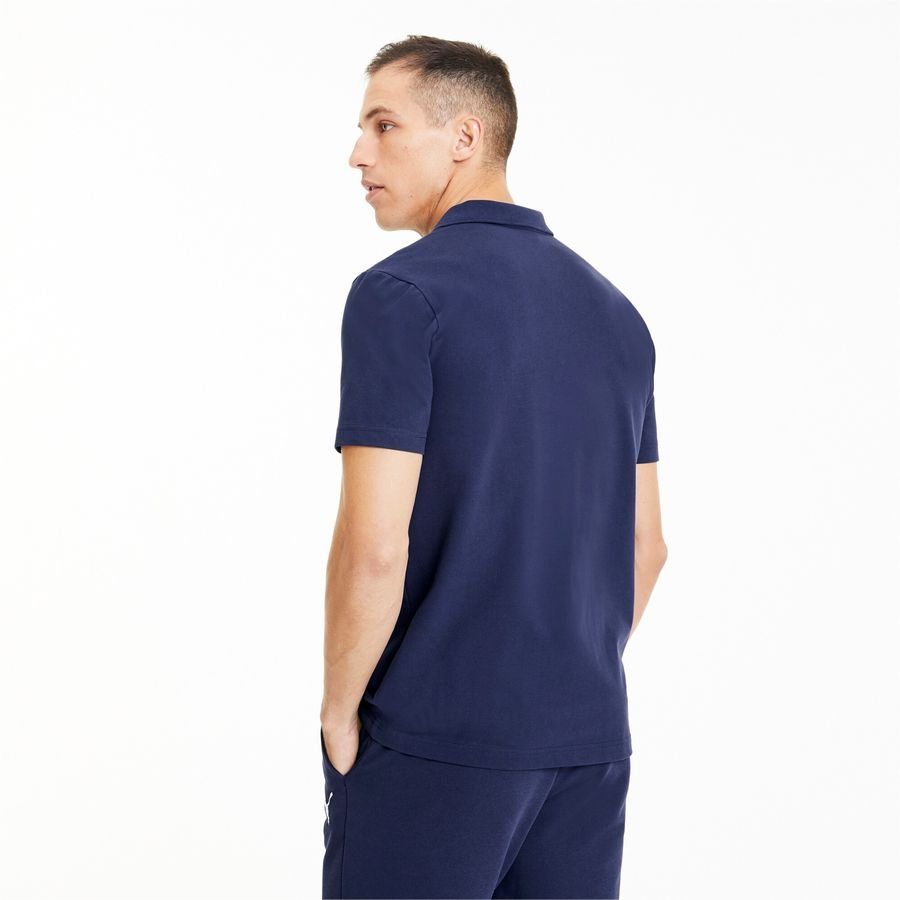 PUMA Polo teamGOAL 23 Casuals - Bleu Marine/Blanc