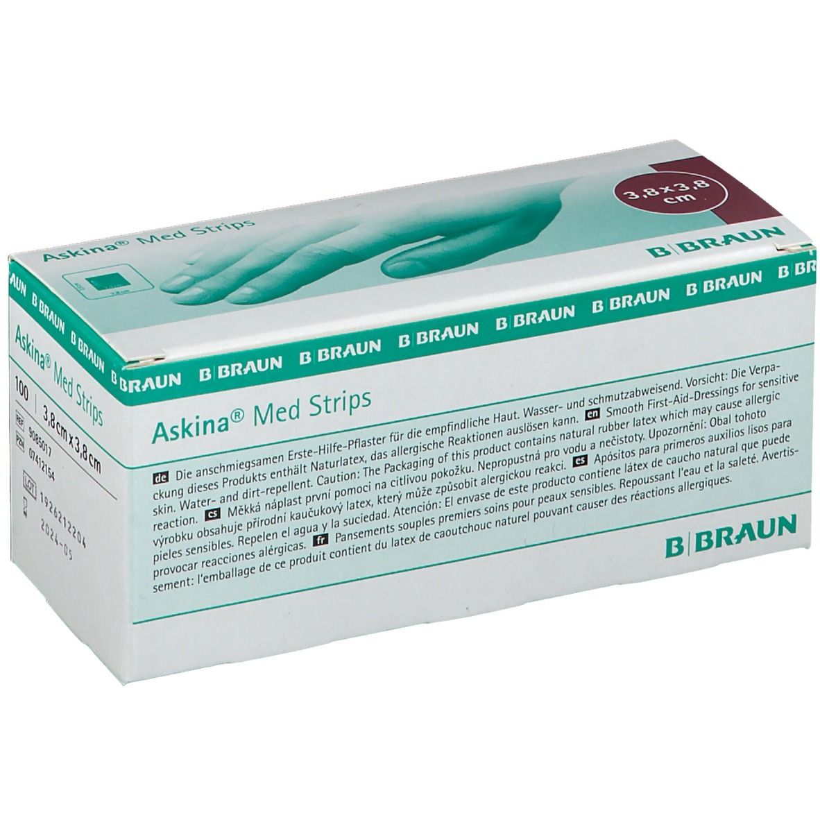 Askina® Med Strips 3,8 x 3,8 cm