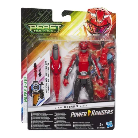 Hasbro Power Rangers Beast Morpher, 15cm, 1 Stück, 4-fach sortiert