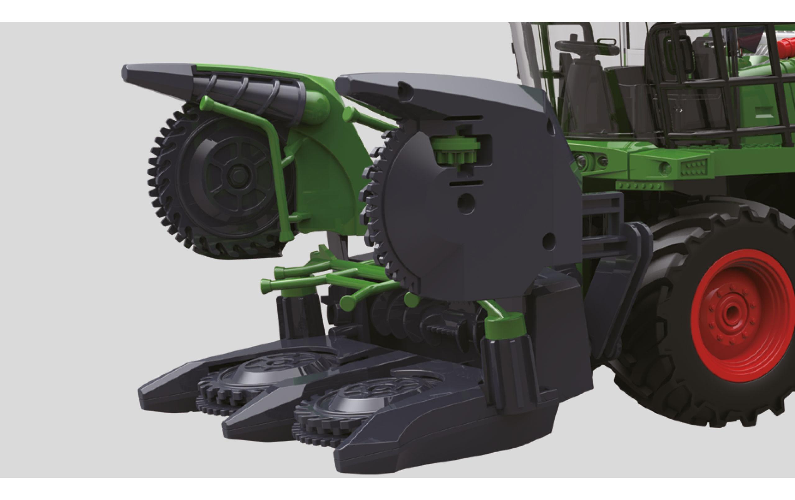 Feldhäcksler mit Maisgebiss RTR, 1:24Ferngesteuerter Maishäcksler mit Beleuchtung und Motorengeräusch