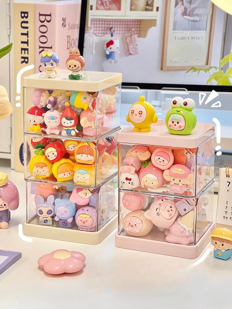 Yunikon - Transparante acryl gelaagde display bureau organizer vard
