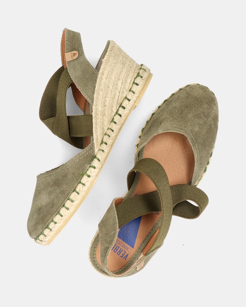 Verbenas Mila Espadrilles  - groen