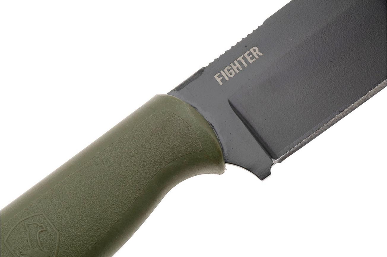Condor Fighter Knife CTK1831-4.9AGHC Cerakote 1075, Army Green Polypropylene, vaststaand mes