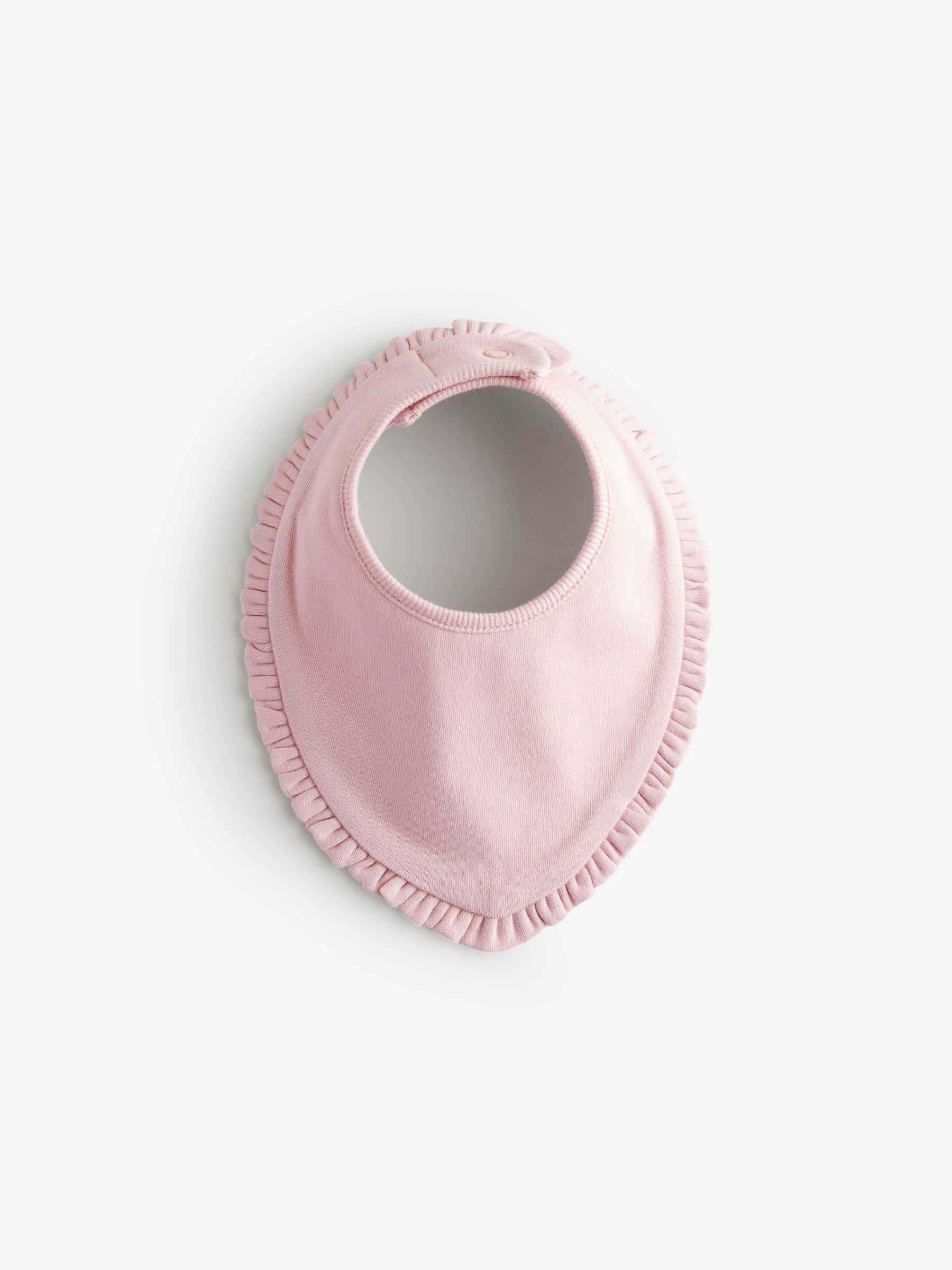 Roze ruches - Verpakking met 3 babyslabbetjes