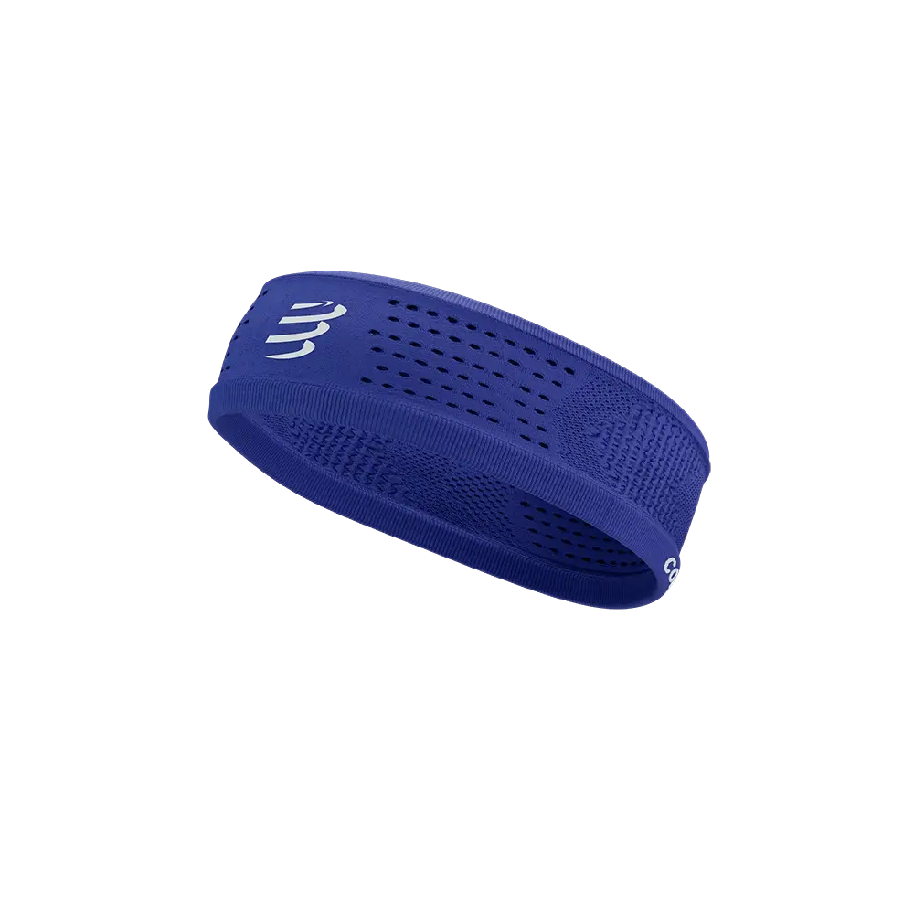 Compressport Thin Headband On/Off Donkerblauw/Wit