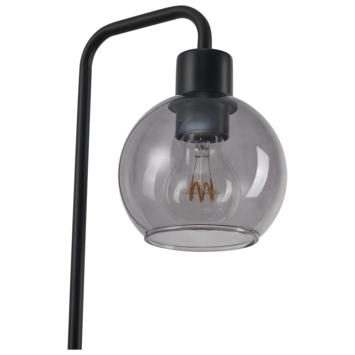 Tafellamp Esfera zwart rookglas