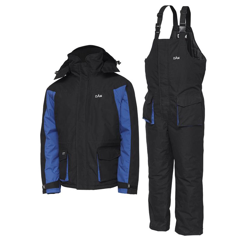Ensemble Veste Et Salopette Homme Dam O.T.T. Thermal Suit - Noir/Bleu