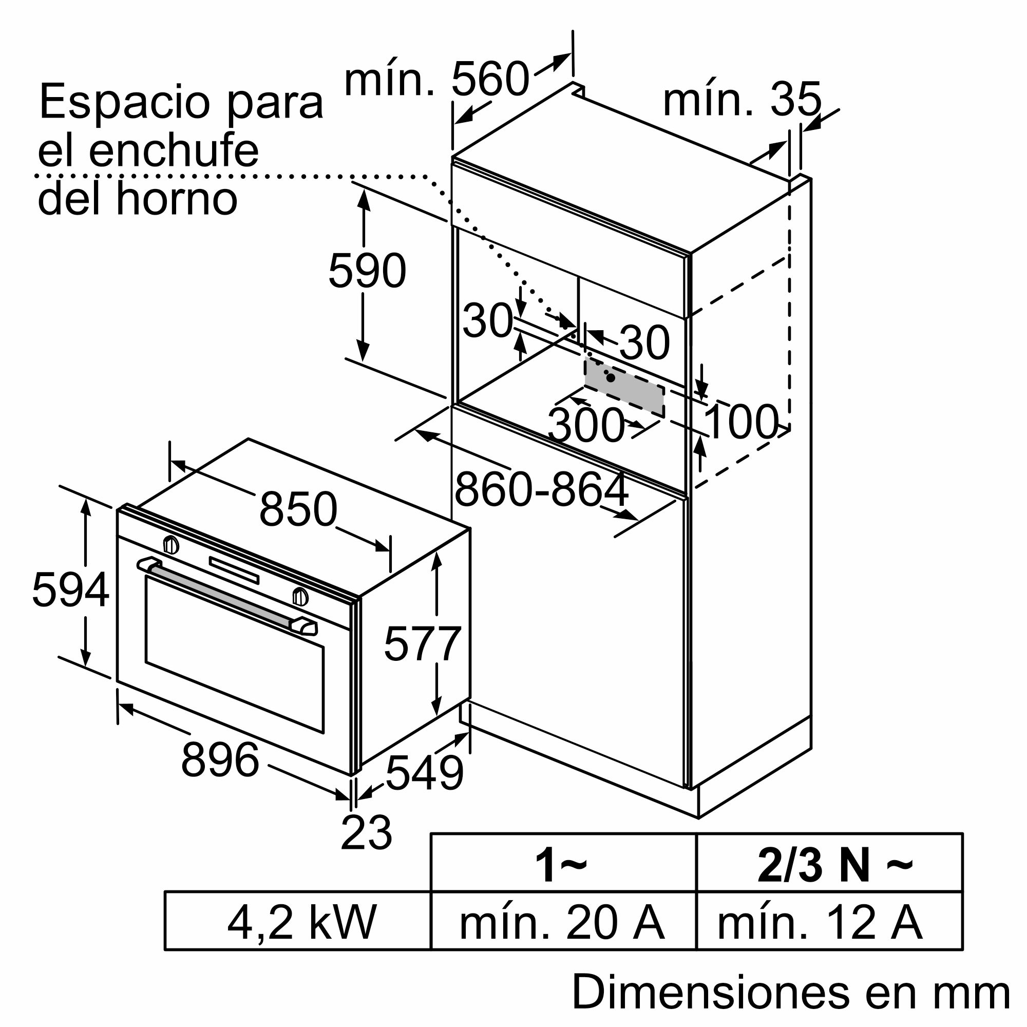 Forno Série 6 90 x 60 cm em aço inoxidável VBD5780S0