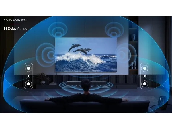 TCL S S45H, 2.0 kanaler, 50 W, DTS:X, Dolby Atmos, Dolby Digital Plus, Dolby MAT, Dolby Surround, Dolby TrueHD, Film, Musik, TV, 100 W, 96 dB