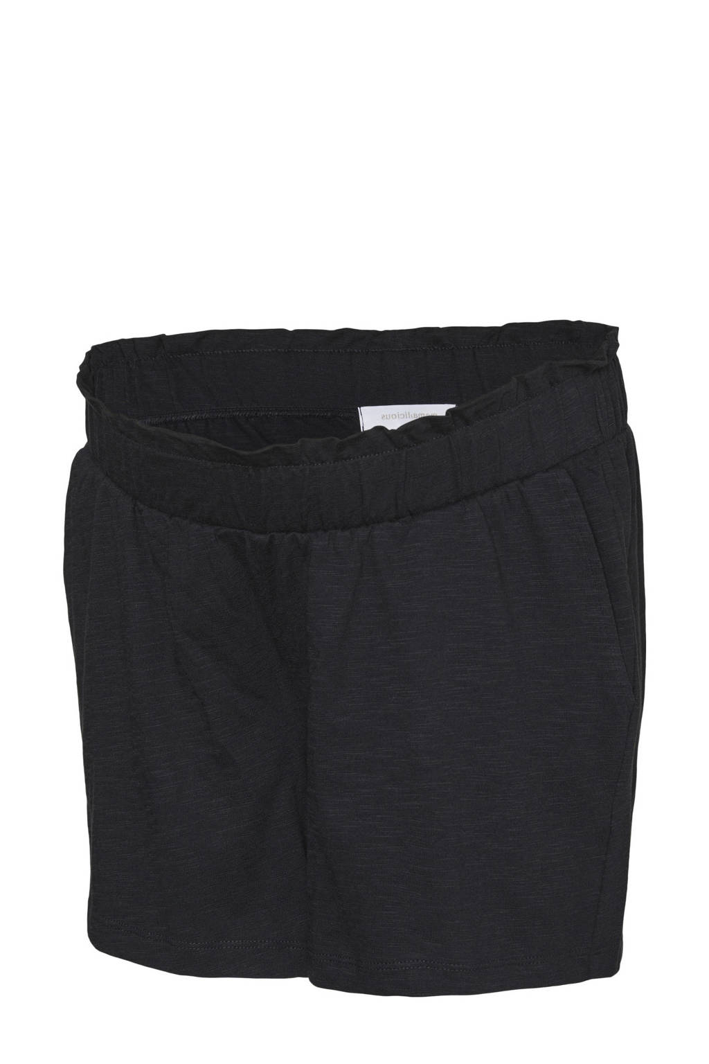 MAMALICIOUS regular fit short MLIVY zwart