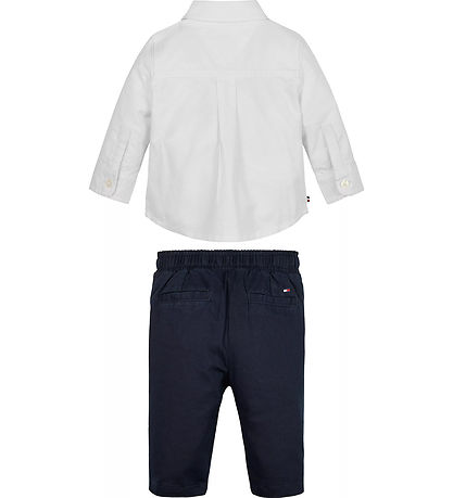 Tommy Hilfiger Gave?ske - Skjorte/Bukser - Hvid/Desert Sky