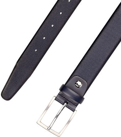 Suitable Riem Structuur Leer Navy 1100392-040 kopen