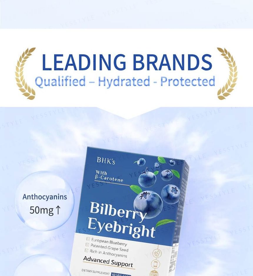 BHK's - Bosbessen Ogentroost Veg Capsules
