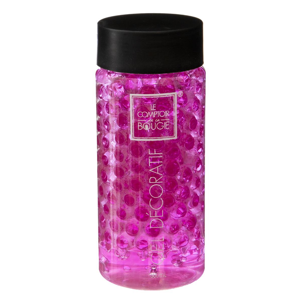 GEL CRYSTAL VASE ROSE 400ML