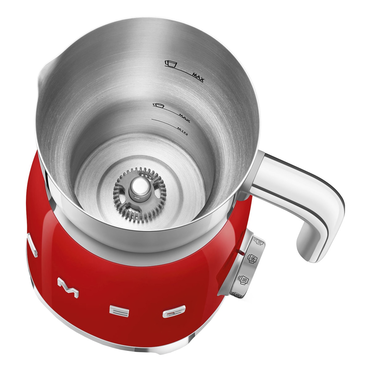 Smeg Retro 50 s Style melkeskummer MFF01RDEU (rød)
