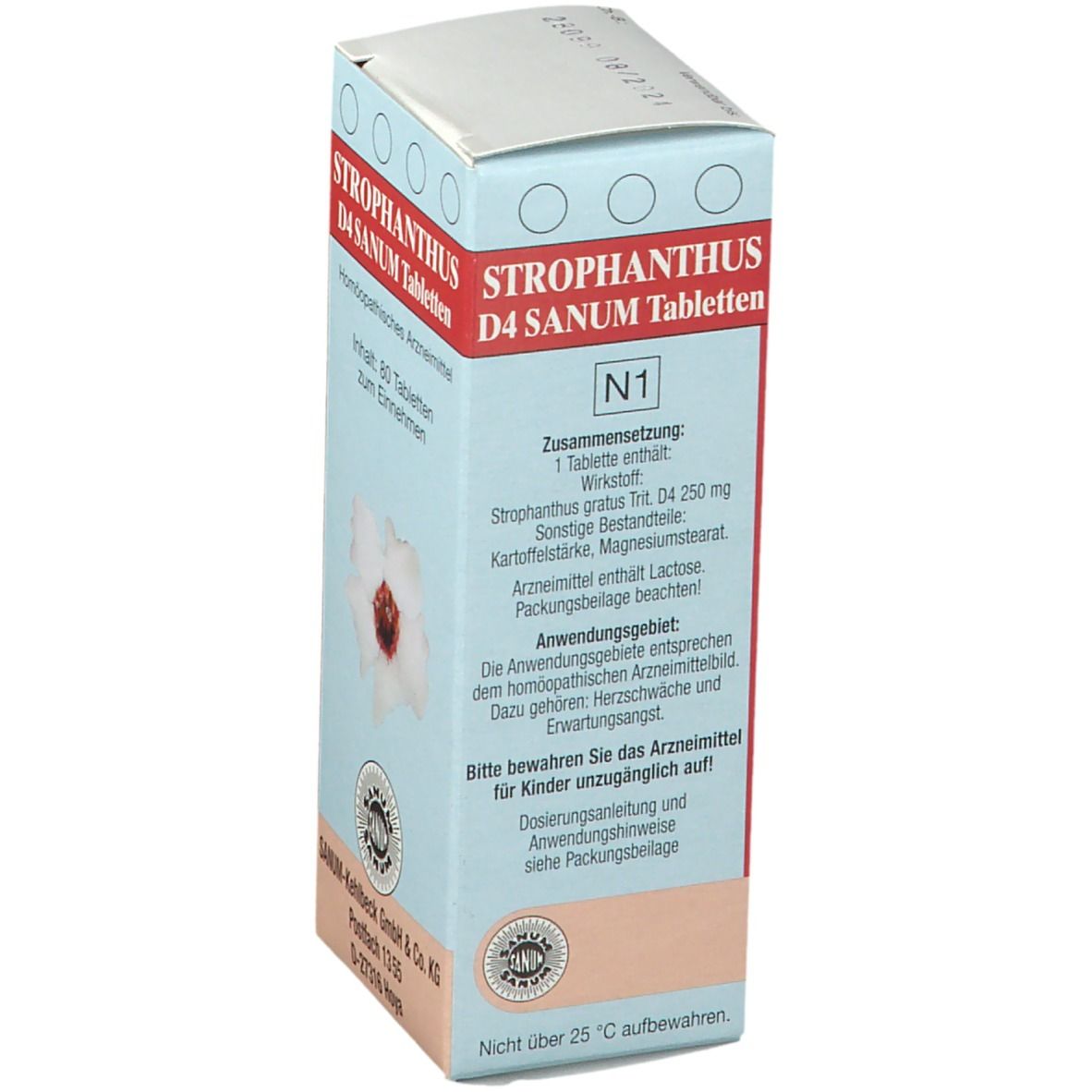 Strophanthus D4 Sanum Tabletten