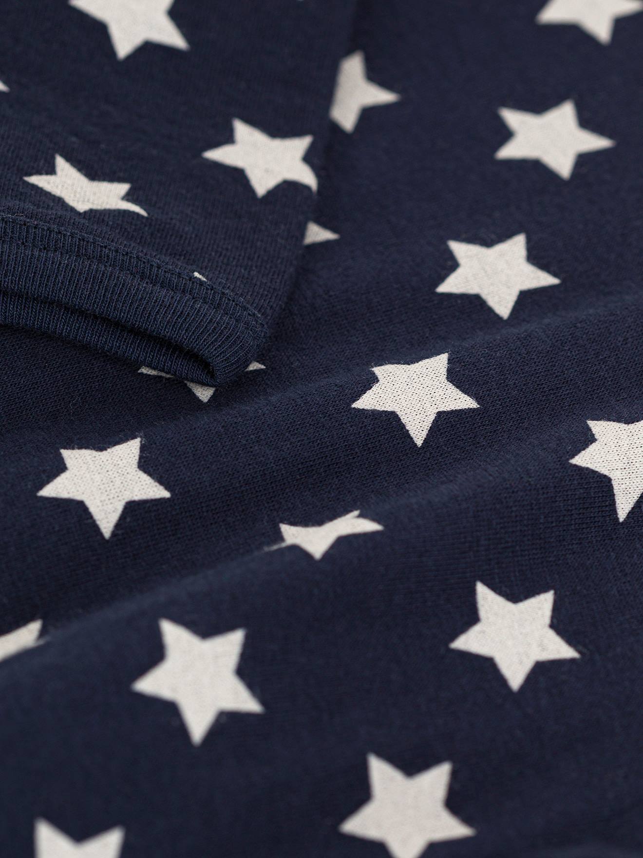 Macacão de veludo azul marinho PETIT BATEAU