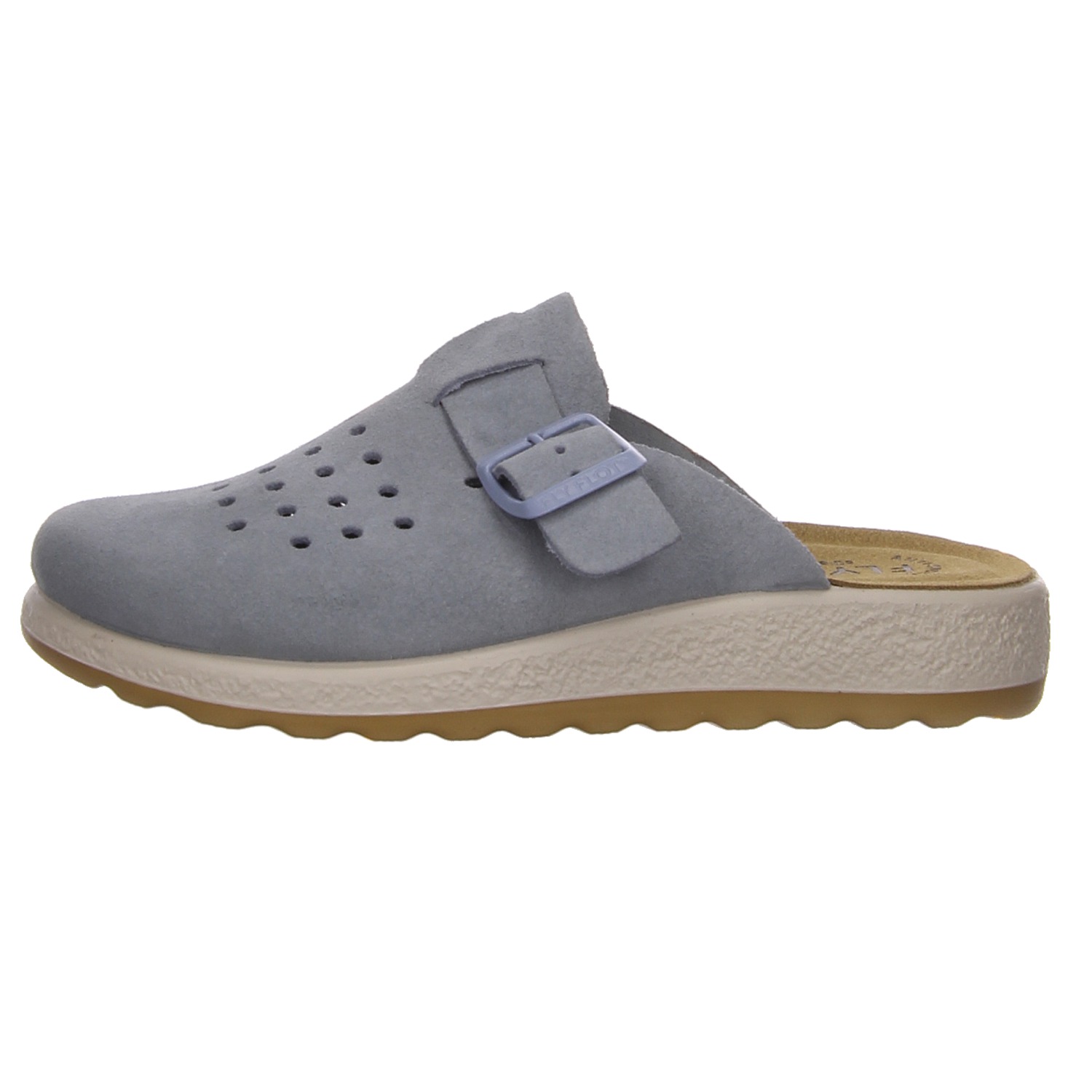 Pölking Pantoletten hellblau blau