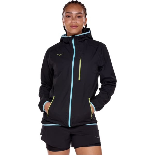 Veste trail HOKA ONE ONE TECSKY WATERPROOF JACKET W BLACK