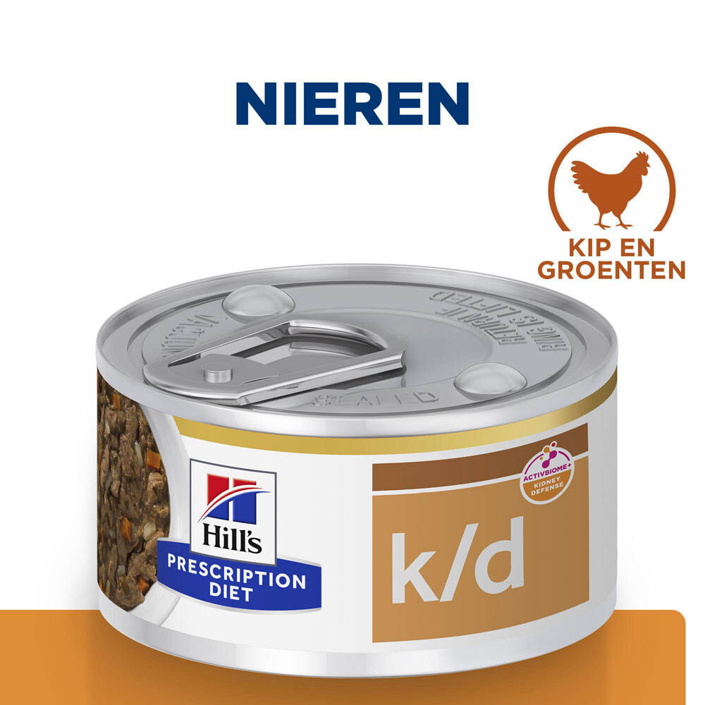 Hill's Prescription Diet Kidney Care - Kattenvoer - 82 Gram - groente, kip