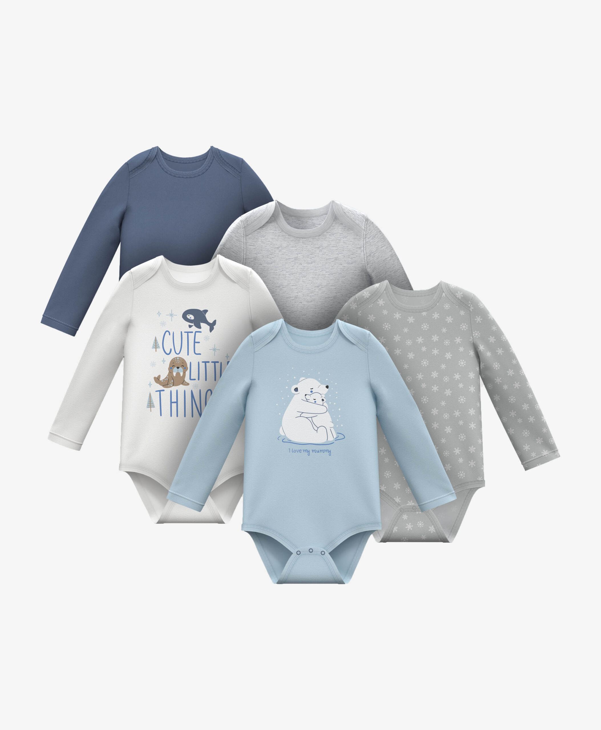 Body's, 5er-Pack, 100% Baumwolle