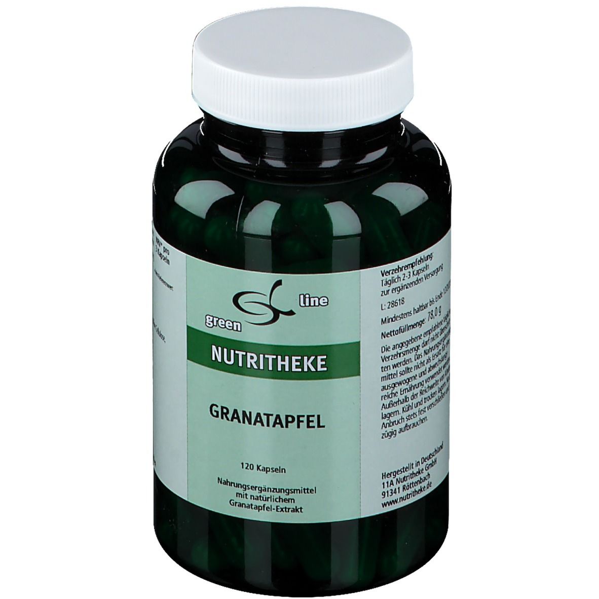 green line NUTRITHEKE Granatapfel