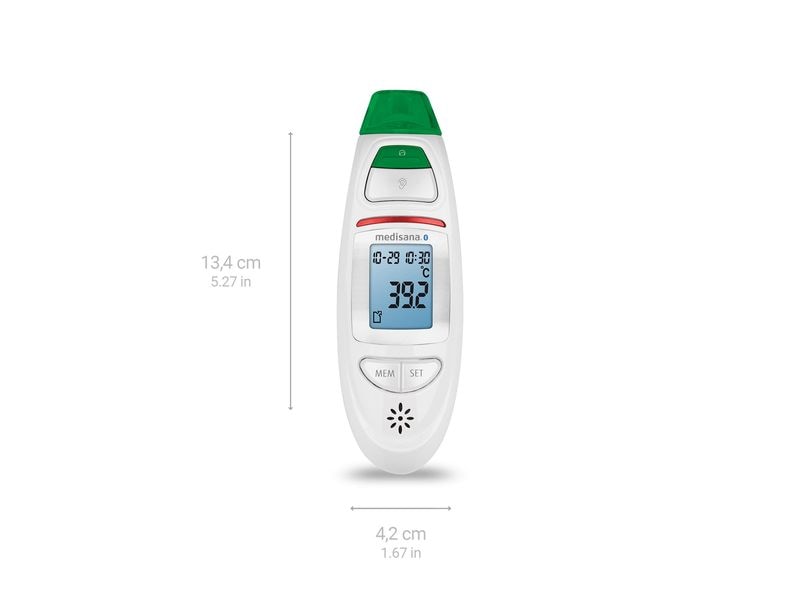 Medisana Infrarot-Fieberthermometer TM750 Connect Infrarot-Fiebermesser