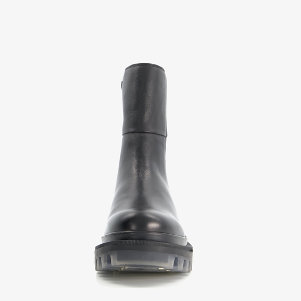Harper leren dames Chelsea boots zwart