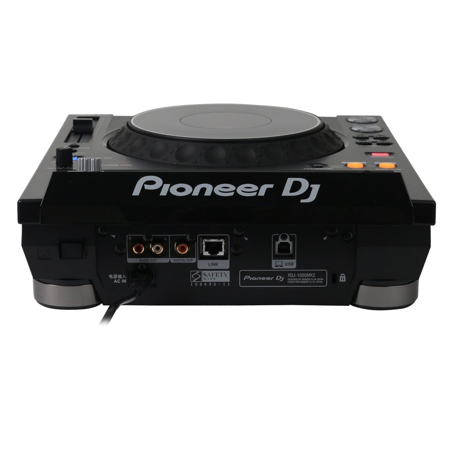 Pioneer DJ XDJ-1000MK2 tabletop mediaspeler