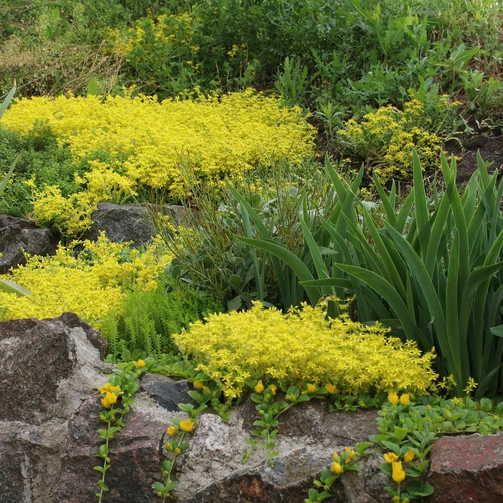 Sedum acre 'Yellow Queen' Bitterbergknapp 'Yellow Queen' Ø11 cm