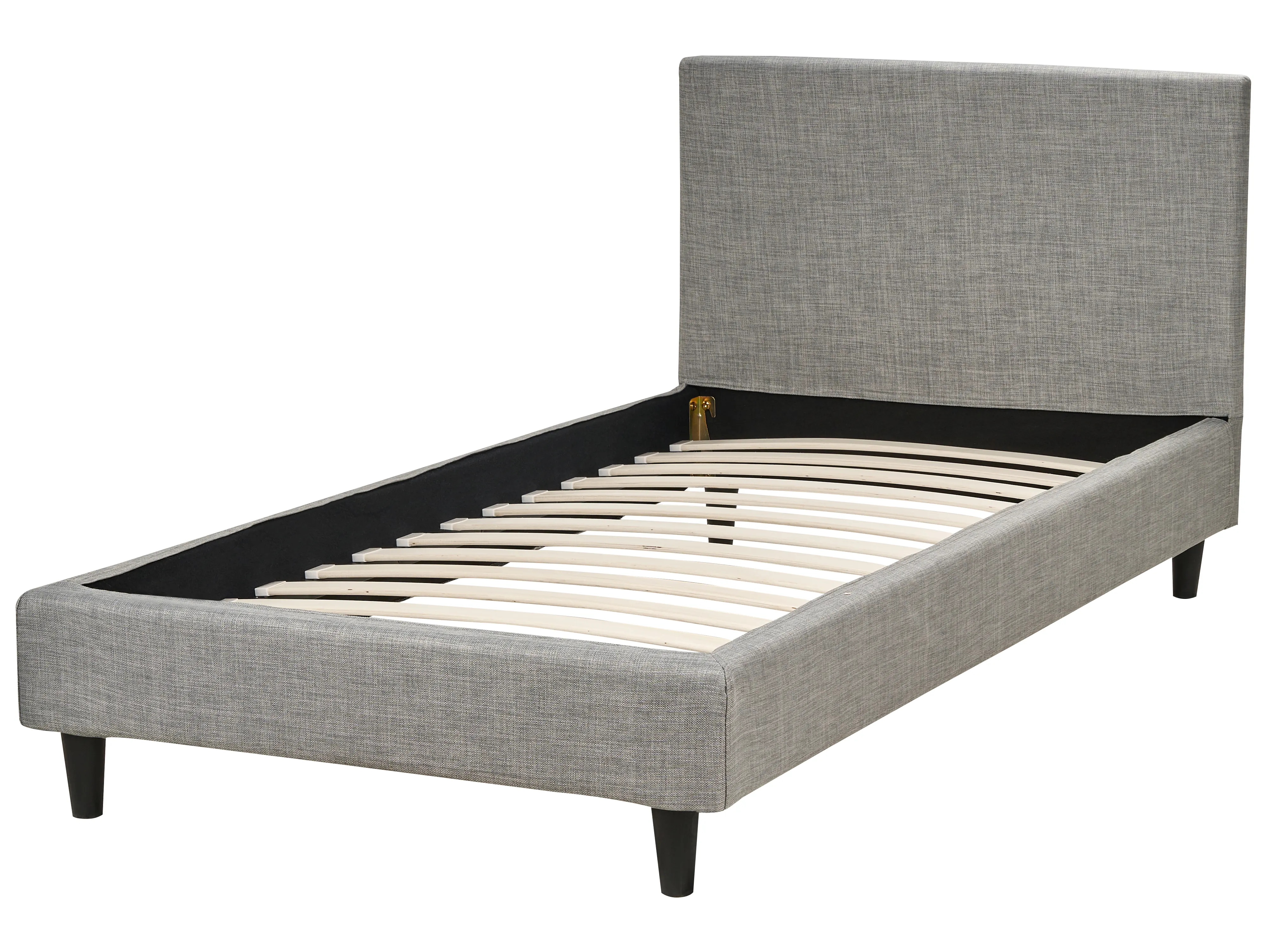 Bed Stof FITOU 90 x 200 cm Lichtgrijs