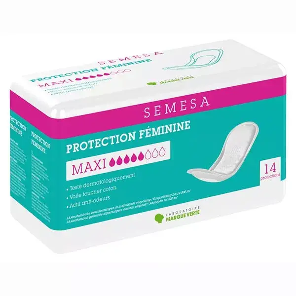 Semesa Green Brand Maxi Proteção Feminina 14 unidades