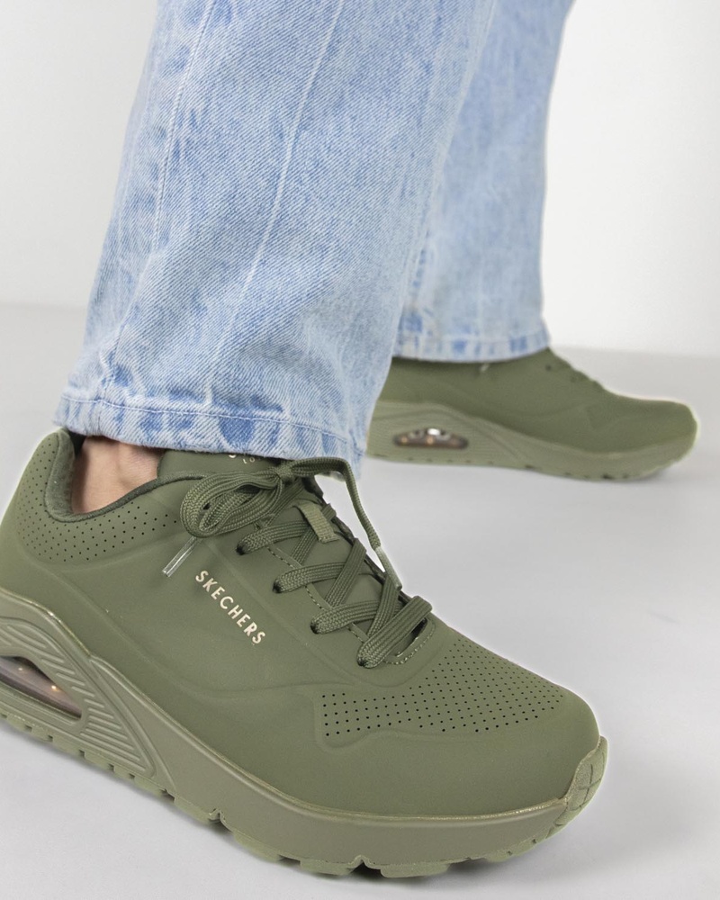 Skechers Street Uno Lage sneakers  - groen