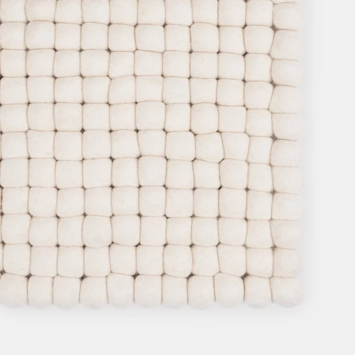 myfelt - Linéa Filzkugelteppich, 120 × 170 cm