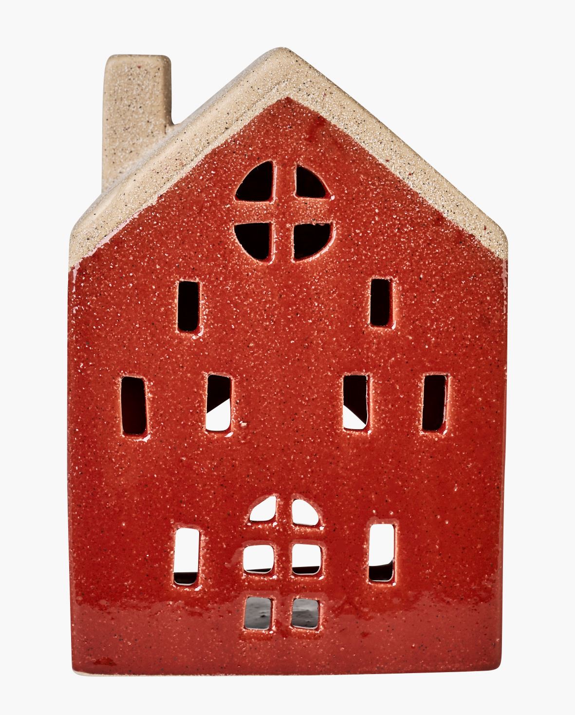 Pynt multi rød - 7,5x6,3x10 cm