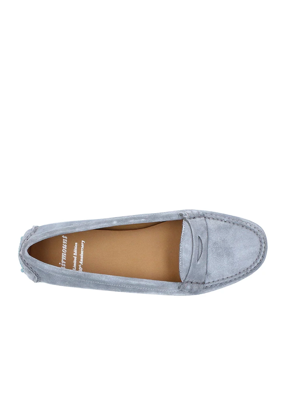 MOCASSIN ROUND DRIVER VELOURS SAPHIR