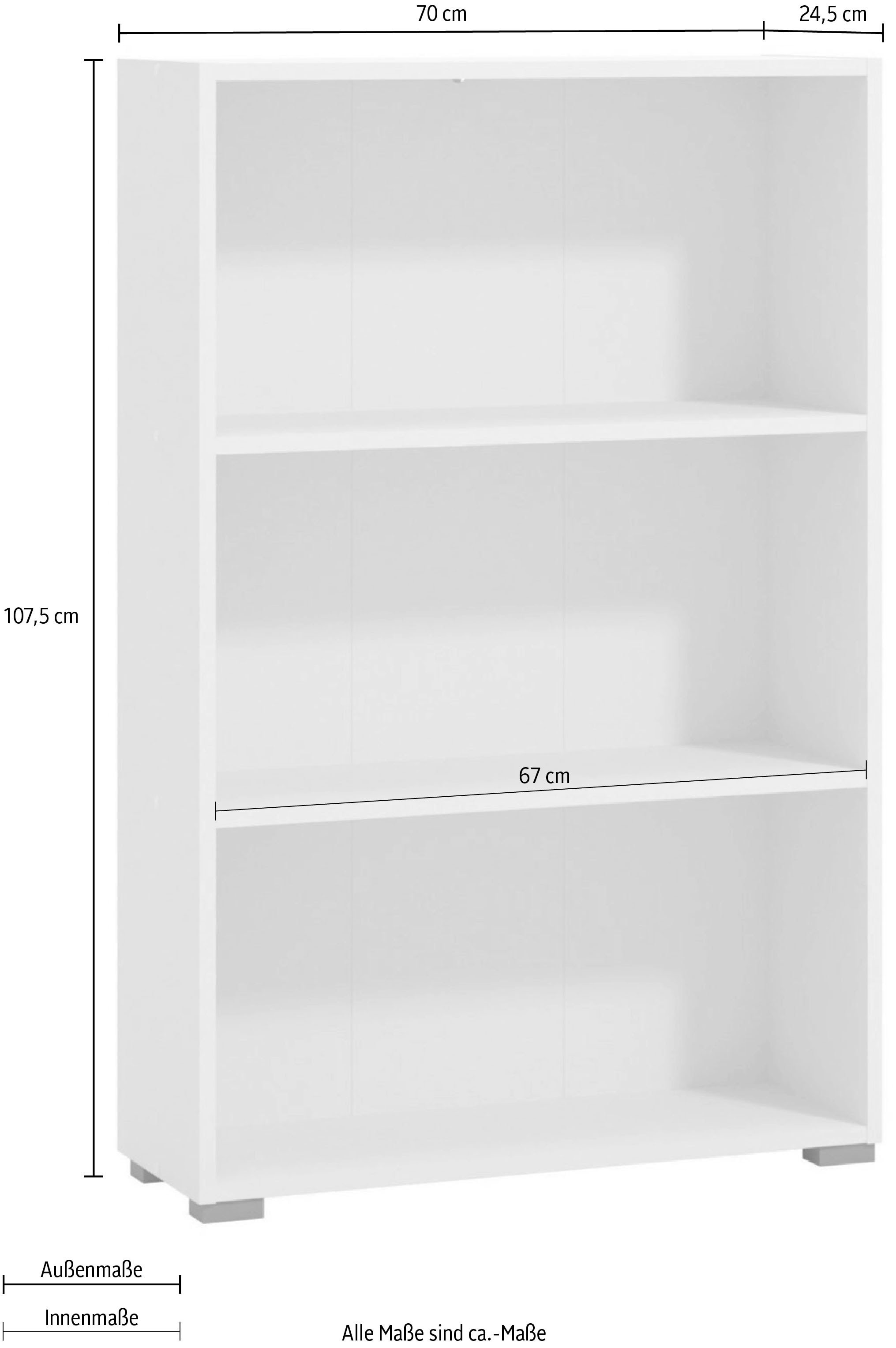 INOSIGN Aktenregal »Tomar« Bücherregal für ein aufgeräumtes Home Office