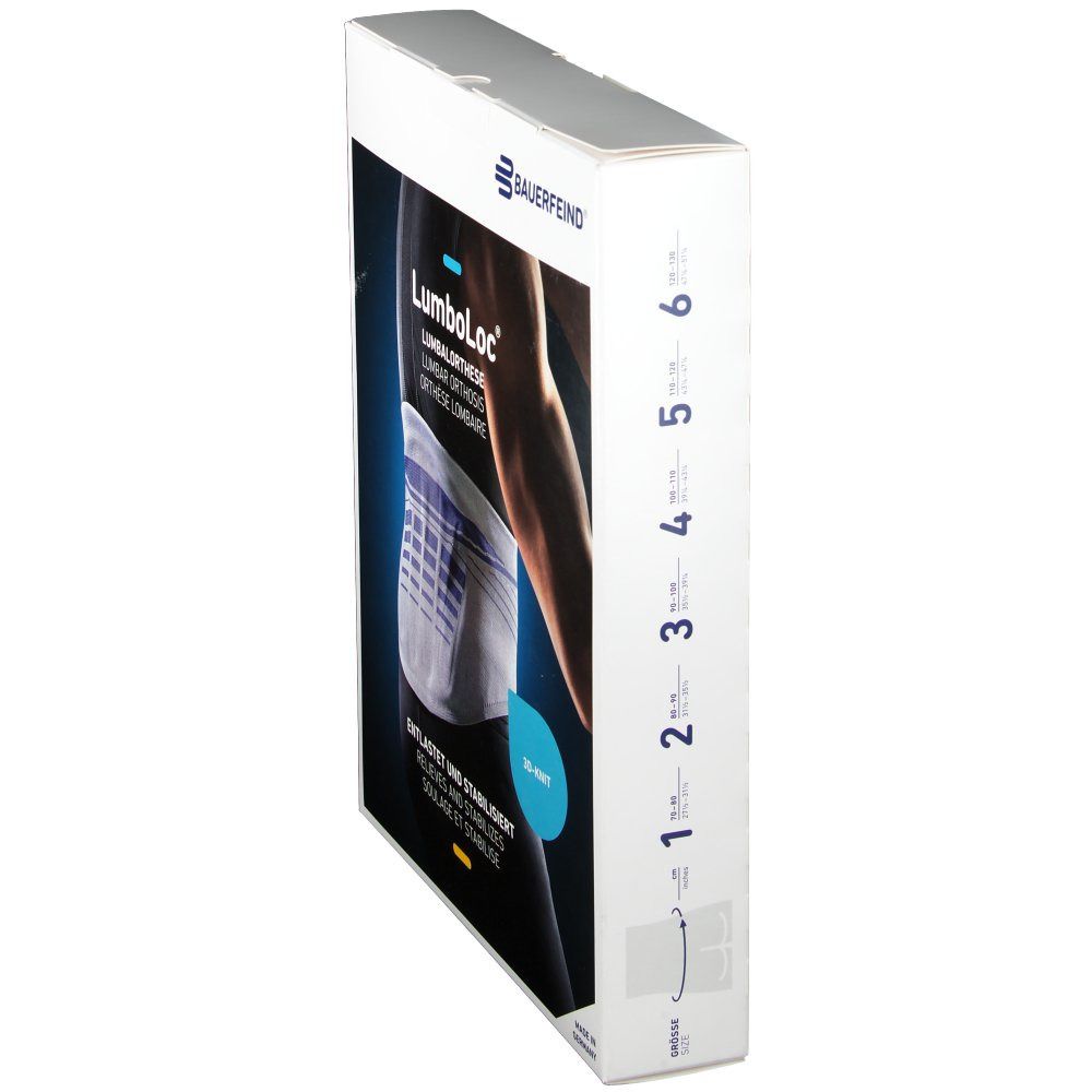 LumboLoc® Rückenstütz Bandage Gr.4 titan