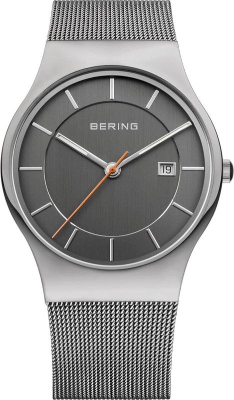 Bering - CLASSIC COLLECTION - Polshorloge - Grijs - Roestvrij Staal