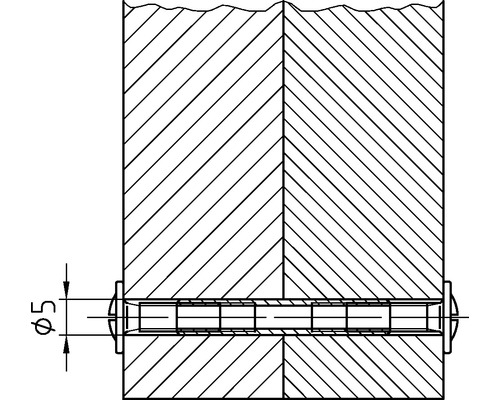 Meubelgreepschroeven M4x9 mm, 100 stuks