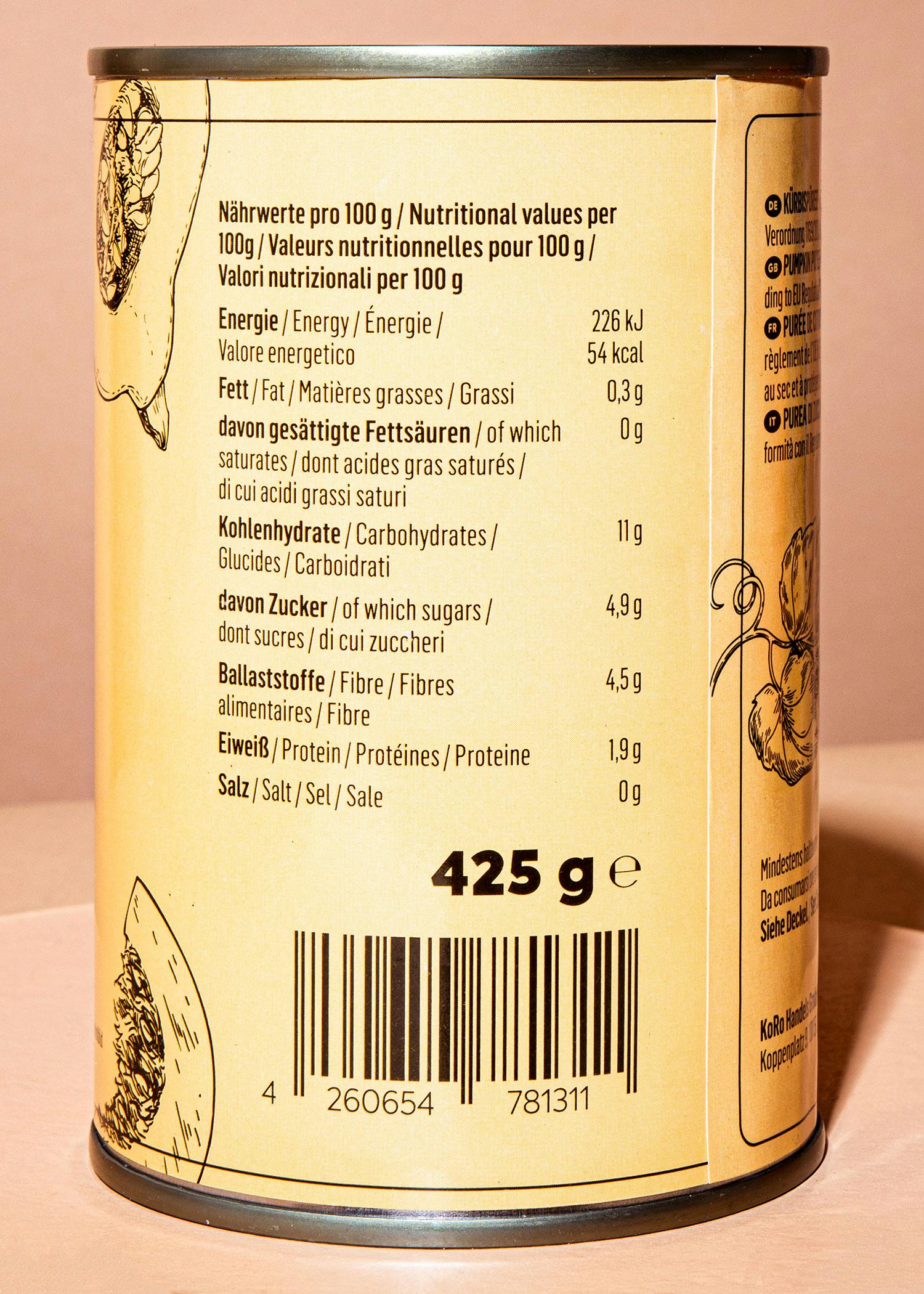 Kürbispüree 425 g