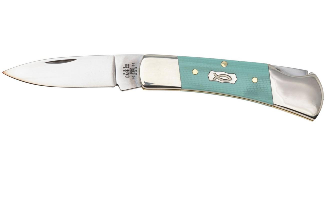 Case Lockback 18106 Smooth Seafoam Green G10 101225L SS, zakmes